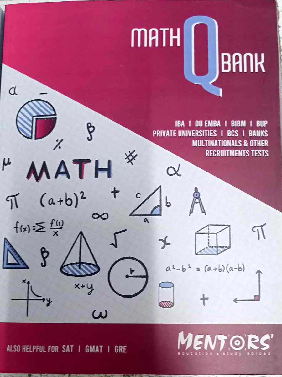 Mentors Math Q Bank (13th Edition-2023)