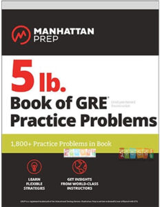 5 lb Book of GRE Practice Problems (3rd Edition)