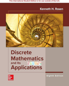 Discrete Mathematics and its Applications by- Kenneth H Rosen (8th Edition)