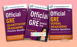 ETS Official GRE (Quantitative, General, Verbal) 3 books