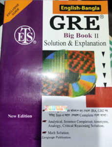 GRE Big Book II Solution and Explanation (White Print)