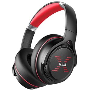 Tribit XFree Go Over Ear Headphones Red